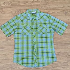 Hurley button up shirt size L